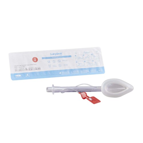 MON698558EA - Flexicare - Flexicare Curved Laryngeal Mask LarySeal&trade; Clear Size 4 30 mL Cuff PVC Single Patient Use Sterile