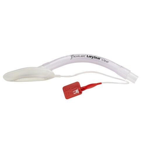 MON698558EA - Flexicare - Flexicare Curved Laryngeal Mask LarySeal&trade; Clear Size 4 30 mL Cuff PVC Single Patient Use Sterile