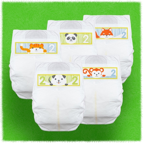 MON699152CS - First Quality - First Quality Cuties&reg; Diapers ,12-18 lbs. Size 2, 168/CS