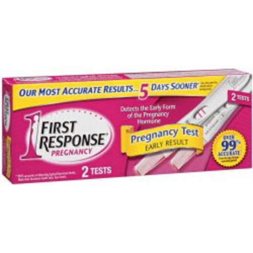 MON702294EA - First Response - Rapid Diagnostic Test Kit First Response&reg; Home Test Device hCG Pregnancy Test Urine Sample 2 Tests
