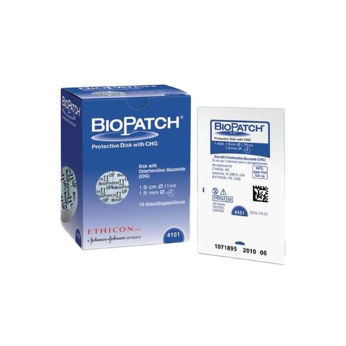 MON702659EA - J & J Healthcare Systems - J & J Healthcare Systems IV Dressing Biopatch 3/4" Disk (1.9 cm) w/1.5 mm Round