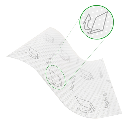 MON709084EA - Molnlycke Healthcare - Molnlycke Healthcare Silicone Dressing Mepitel One Polyurethane Net 3" x 4"