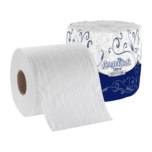 Angel Soft PS Ultra 2-Ply Premium Bathroom Tissue, Septic Safe, White, 400 Sheets Roll, 60-carton