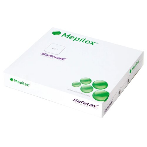 MON712212BX - Molnlycke Healthcare - Molnlycke Healthcare Foam Dressing Mepilex 8" x 8" Square Sterile, 5 EA/BX