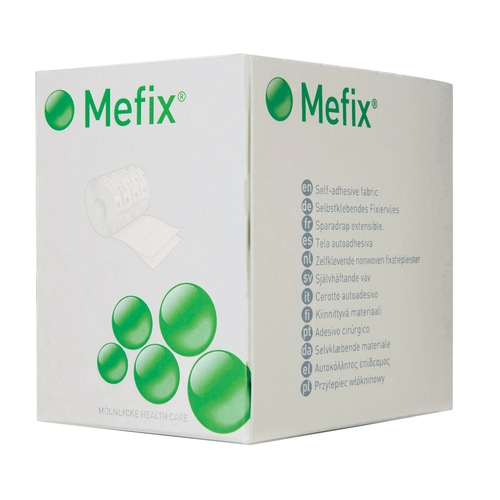 MON712219BX - Molnlycke Healthcare - Molnlycke Healthcare Mefix Flexible Tape Fixation Fabric 1in x 11Yds Secure Dressings