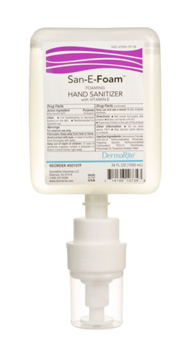 MON713669CS - Dermarite - Hand Sanitizer Sani-Foam&reg; 1000 mL, 6EA/CS