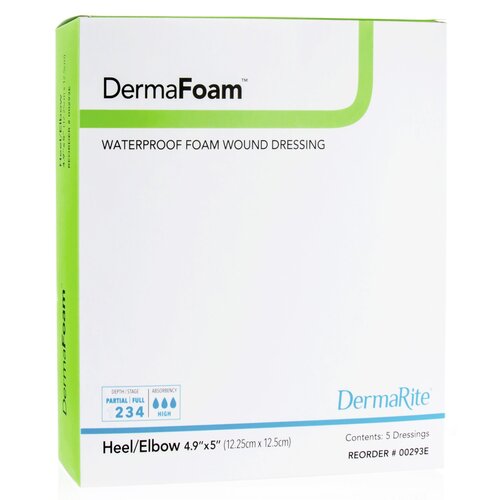 MON719720EA - Dermarite - Dermarite Foam Dressing DermaFoam&reg; Heel