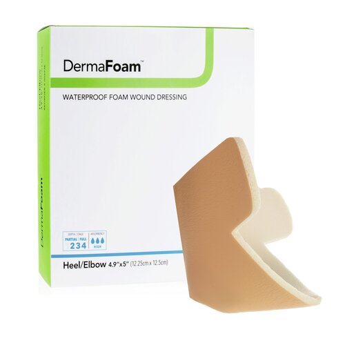 MON719720EA - Dermarite - Dermarite Foam Dressing DermaFoam&reg; Heel