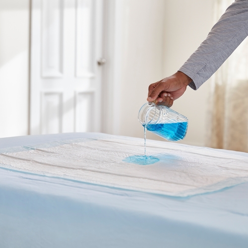 MON724050BG - McKesson - McKesson Super Underpad 30 X 36 Inch Disposable Fluff / Polymer Moderate Absorbency. 10 per Bag