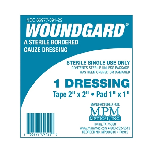 MON724954BG - MPM Medical - MPM Medical Bordered Gauze 2" L X 2" W, 30EA/PK