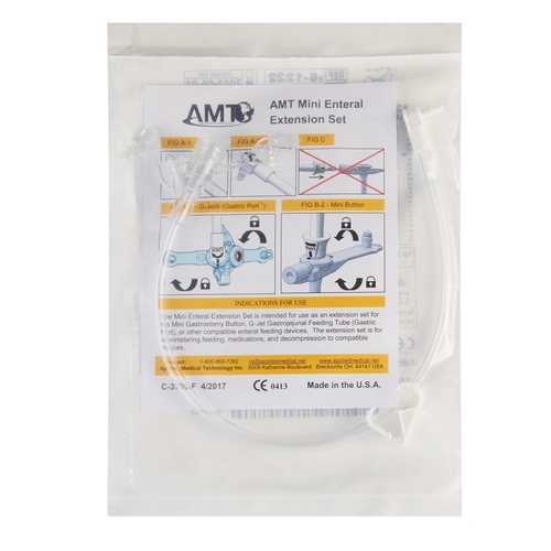 MON727969EA - Applied Medical Technologies - Applied Medical Technologies Right Angle Connector with Y-Port Adapter AMT Mini Classic 12"