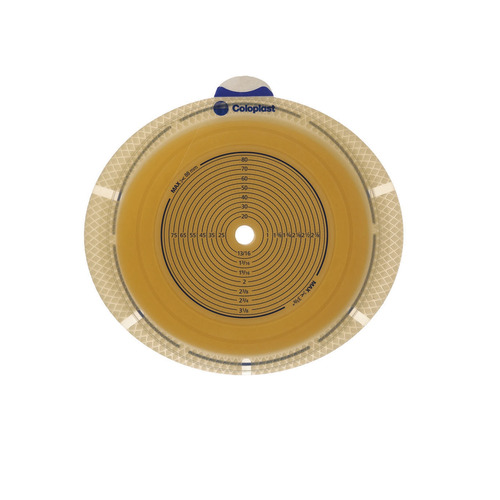 MON734832BX - Coloplast - SenSura&reg; Flex Ostomy Barrier - Yellow Code