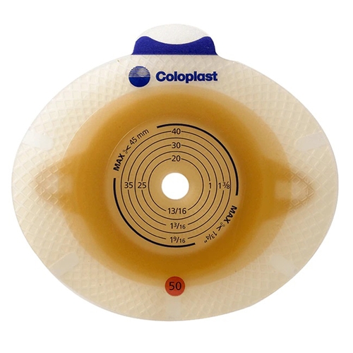 MON734854BX - Coloplast - SenSura&reg; Click Ostomy Barrier - Yellow Code