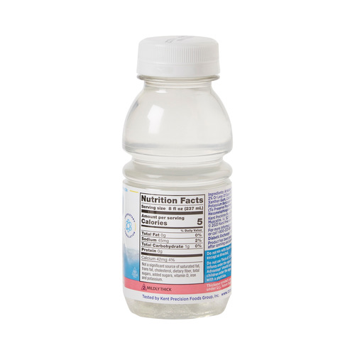 MON734893EA - Kent Precision Foods - Kent Precision Foods Thickened Water Thick-It Clear Advantage 8 oz. Bottle Unflavored Ready to Use Nectar Consistency, 1/EA