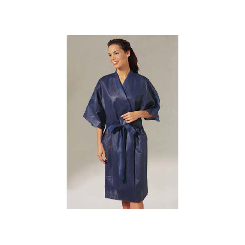 MON734999CS - Tech Styles a Division of Encompass - Patient Robe Tech Styles&reg; Large / X-Large Dark Blue Disposable