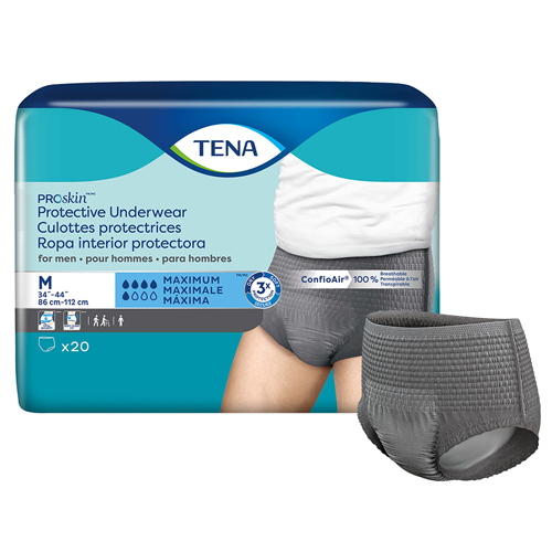 TENA ProSkin TENA® ProSkin™ Protective Incontinence Underwear for Men ...