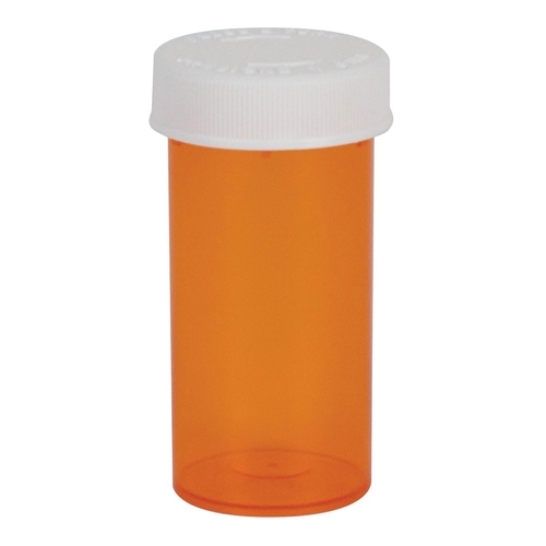 MON739957CS - Apothecary Products - Prescription Vial Ezydose Push & Turn 13 DRAM Amber, 280/CS