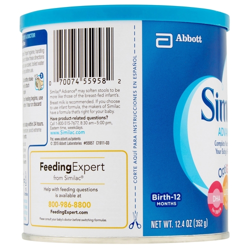 Similac Advance Infant Formula Similac® Advance® 12.9 oz