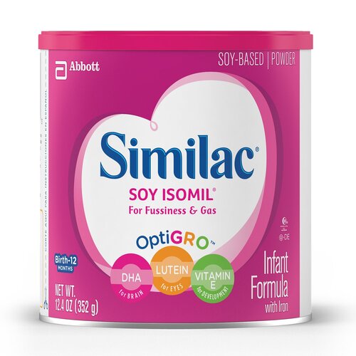 MON746697CS - Abbott Nutrition - Abbott Nutrition Similac&reg; Soy Isomil&reg; Infant Formula - 12.4 oz