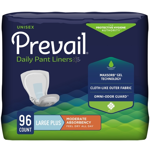 MON747198CS - First Quality - First Quality Prevail&reg; Incontinence Pant Liners - Large Plus, 96/CS