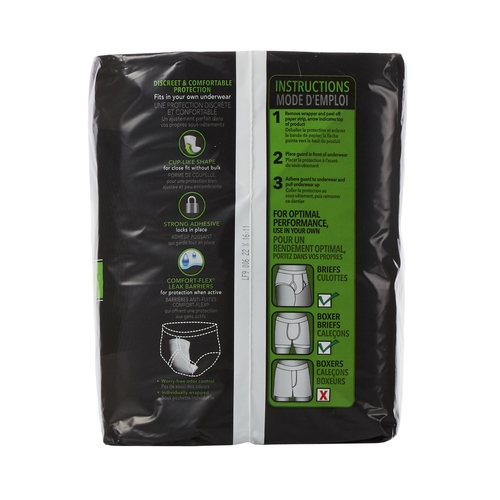 MON764551CS - Kimberly Clark Professional - Kimberly Clark Professional Depend&reg; 5.5" x 12" Guards for Men, 104/CS