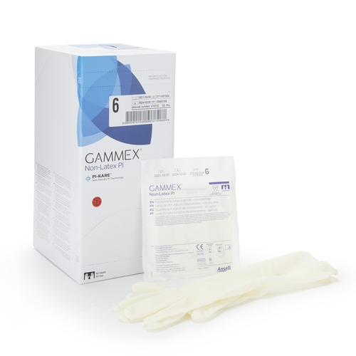 Gammex Non Latex Pi Surgical Glove Gammex Non Latex Pi Size 6 Sterile Polyisoprene Standard Cuff 5004