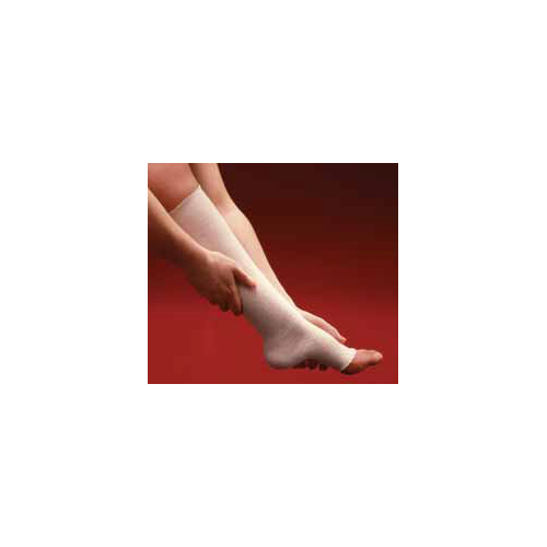 MON765842EA - BSN Medical - Elastic Tubular Support Bandage Tensoshape&reg; 13-7/10 X 15-1/5 Foot Below Knee Pull On Tan NonSterile Size C / D Standard Compression