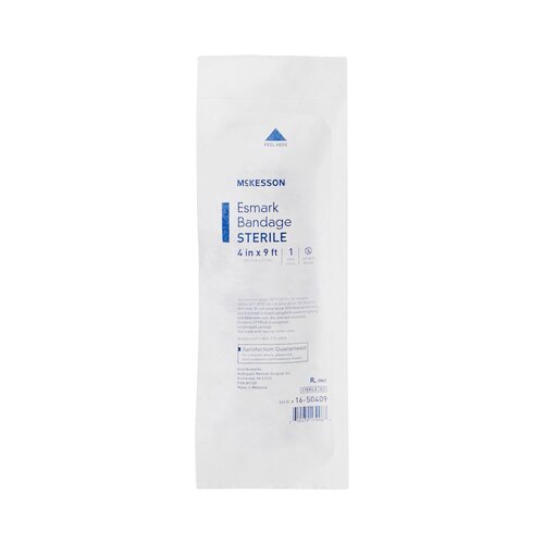 MON767072CS - McKesson - McKesson Esmark Compression Bandage Medi-Pak Performance Polyisoprene 4" x 3 Yard Sterile, 20 EA/CS
