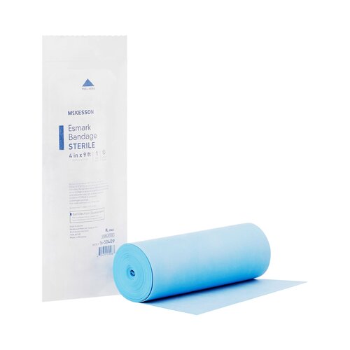 MON767072CS - McKesson - McKesson Esmark Compression Bandage Medi-Pak Performance Polyisoprene 4" x 3 Yard Sterile, 20 EA/CS