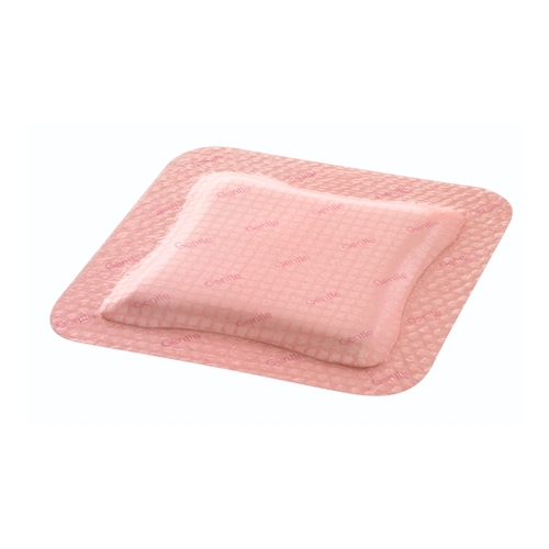 MON767993EA - Smith & Nephew - Smith & Nephew Foam Dressing Allevyn Gentle Border Lite 6 X6" Square Adhesive Sterile