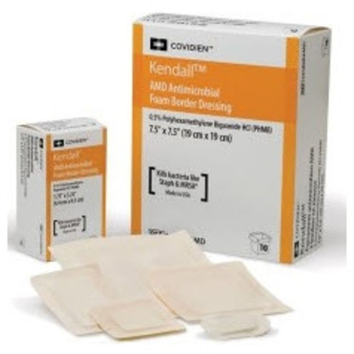 MON768045CS - Cardinal Health - Drsg Antim Adh Str5.5X5.5 10EA/BX 5Bx/CS , 10EA/BX 5Bx/CS