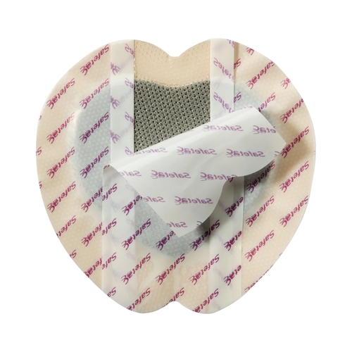 MON768214CS - Molnlycke Healthcare - Silver Foam Dressing Mepilex Border Ag 9-1/5 X 9-1/5 Inch Square Sterile
