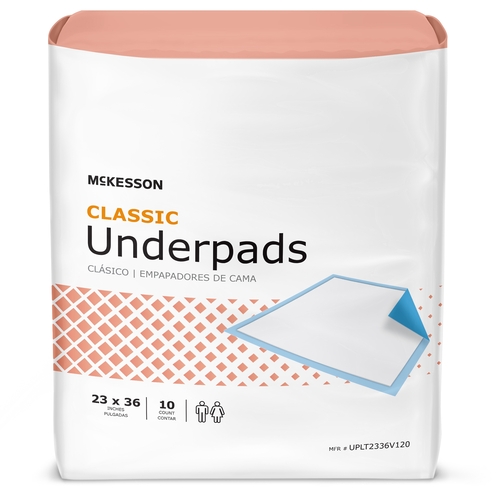 MON768332CS - McKesson - McKesson StayDry&reg; 23x36 Disposable Underpads, 120/CS