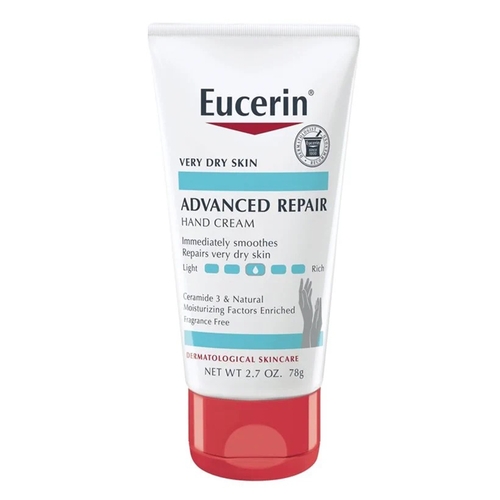 MON770829EA - Beiersdorf - Hand Moisturizer Eucerin&reg; Advanced Repair 2.7 oz. Tube Unscented Cream