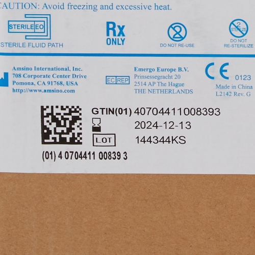 MON771367CS - Amsino International - Specimen Container AMSure Plastic 120 mL (4 oz.) Screw Cap Patient Information Sterile, 100 EA/CS