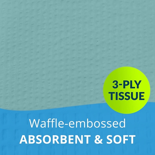 MON777413CS - Tidi Products - Procedure Towel Tidi Ultimate 13 W X 18 L Inch Teal NonSterile, 500/CS