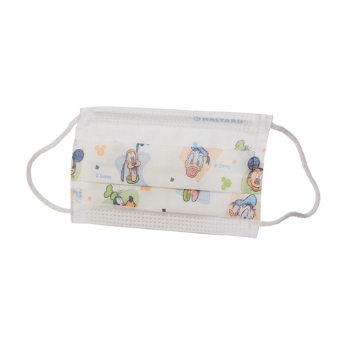 MON786030CS - Halyard - Halyard Procedure Mask Pleated Earloops Child Size Kid Design (Disney) NonSterile Not Rated, 750 EA/CS