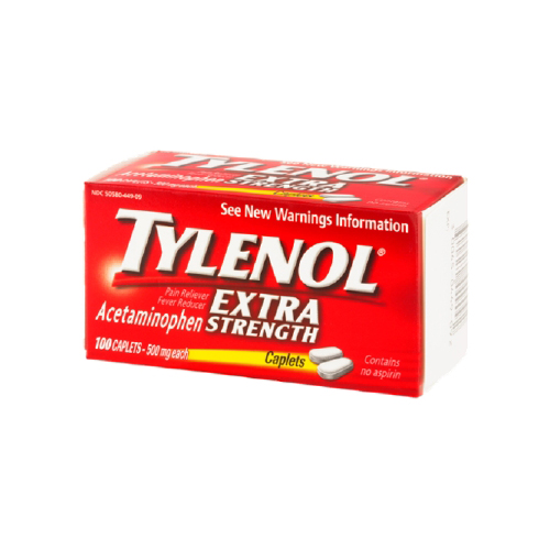 BettyMills: Pain Relief Tylenol® 500 mg Strength Caplet, 100 per Box ...