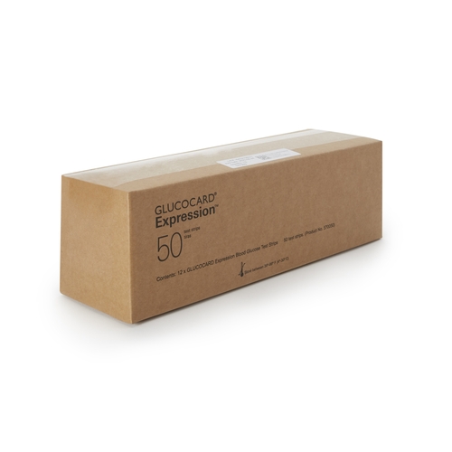 MON793449BX - Arkray - Arkray Blood Glucose Test Strip Glucocard&reg; Expression 50 Test Strips per Box