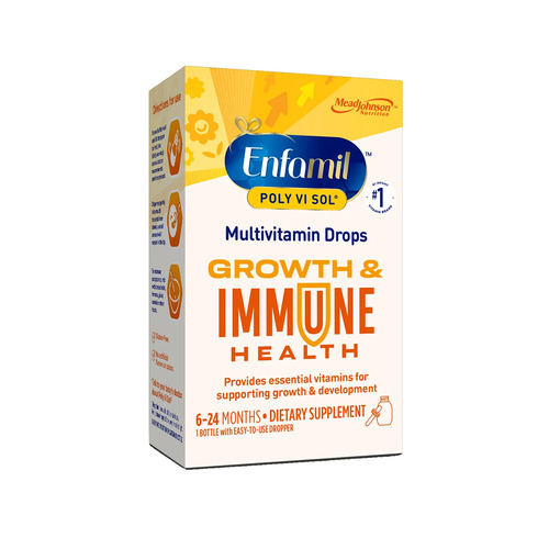 MON793520EA - Mead Johnson Nutrition - Enfamil Poly Vi Sol&reg; Multivitamin Drops - 50 mL Bottle, 1500 IU Strength