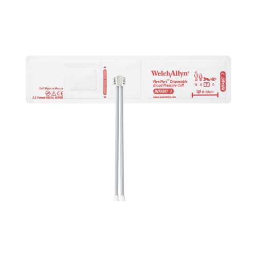 MON795231CS - Welch-Allyn - Welch-Allyn Blood Pressure Cuff Flexiport Infant 9-13 cm, 20/CS