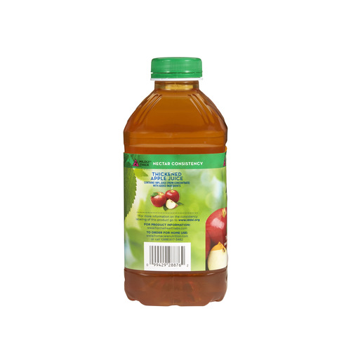 MON797169CS - Hormel Health Labs - Hormel Health Labs Thick & Easy&reg; Clear Thickened Beverage, Apple Juice, 46 oz., Ready to Use, Nectar, 6 EA/CS