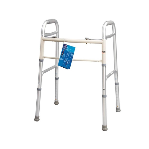 MON797414CS - Apex-Carex - Folding Walker Adjustable Height 300 lbs. 30 to 37", 1 EA/CS