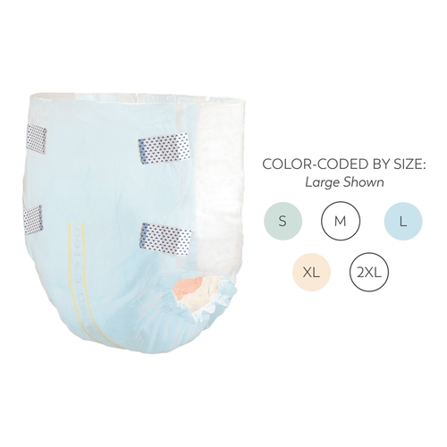 MON801662CS - PBE - PBE Tranquility&reg; SmartCore&trade; Disposable Briefs For Heavy Protection - Large