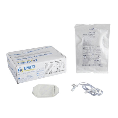 MON802878BX - EMED Technologies - Subcutaneous Infusion Set Sub-Q 27 Gauge 9 mm 36" Tubing Without Port, 10 EA/BX