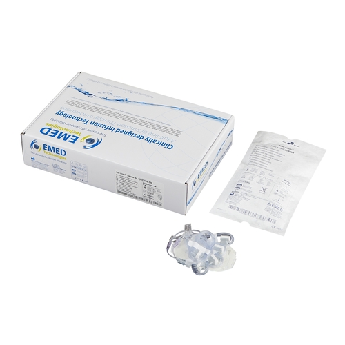 MON802893BX - EMED Technologies - Subcutaneous Infusion Set Sub-Q 27 Gauge 9 mm 36" Tubing Without Port, 10 EA/BX