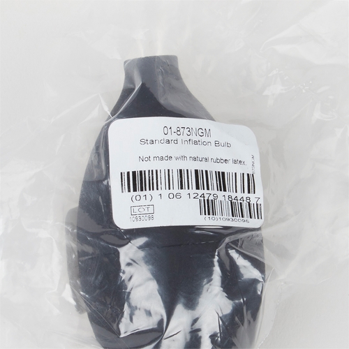 MON803212BX - McKesson - McKesson Blood Pressure Unit Inflation Bulb Standard Black Bulb Most Aneroid Sphygmomanometers, 1 BX