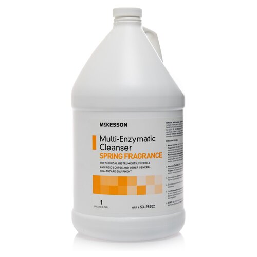 MON803319CS - McKesson - McKesson Multi-Enzymatic Instrument Cleanser Liquid 1 Gallon, 4 EA/CS