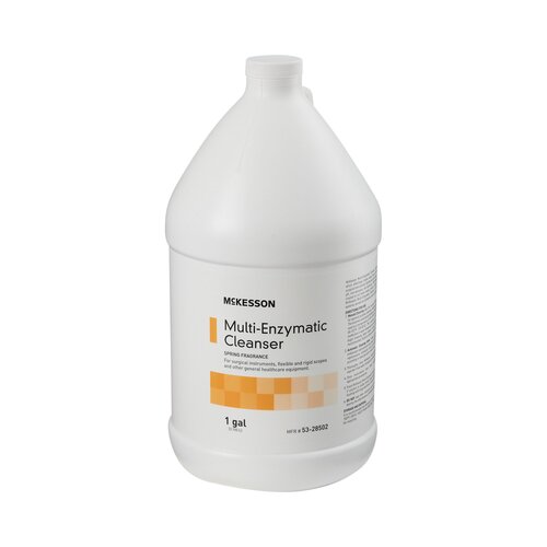 MON803319CS - McKesson - McKesson Multi-Enzymatic Instrument Cleanser Liquid 1 Gallon, 4 EA/CS