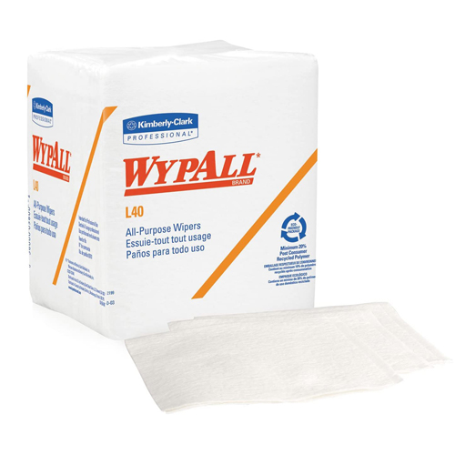 WypAll L40 Wipers, Jumbo Roll, White - 750 count